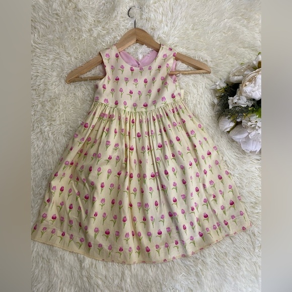 Plum pudding tulip Vintage  USA Dress - Picture 2 of 8